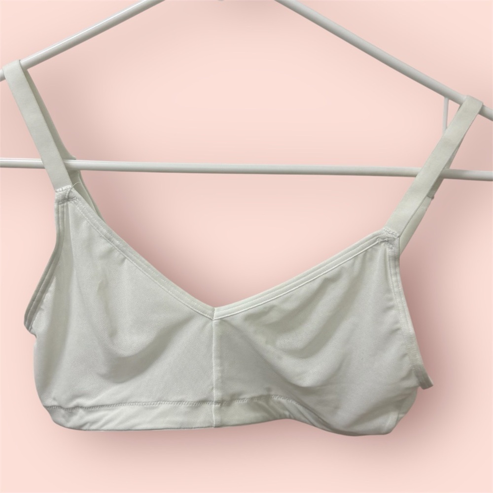 Aerie Women's Size Small  white  Wireless Pullover Bralette NWT